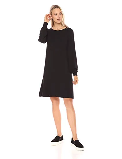 Daily Ritual Women's Supersoft Terry Relaxed Sweatshirt Dress