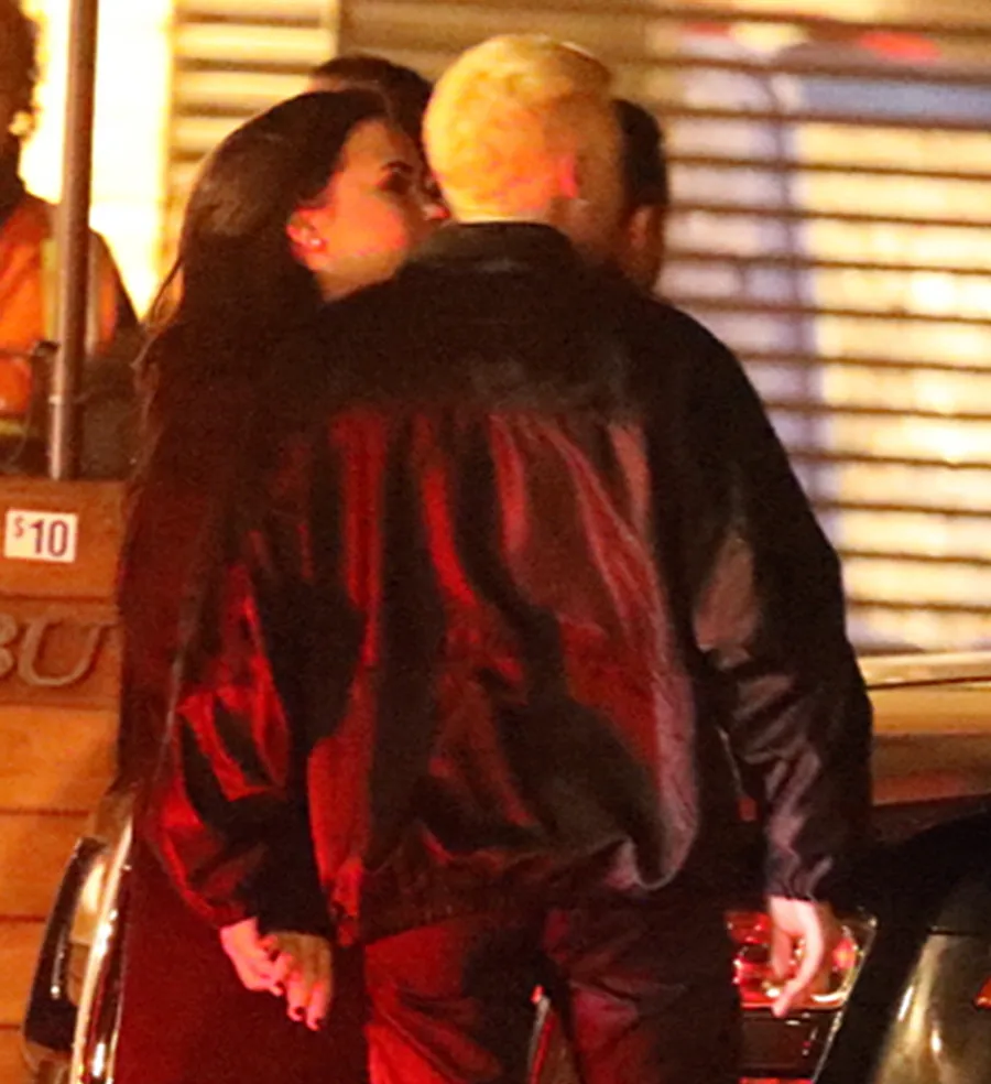 Demi Lovato Henry Levy Kiss Dinner Date