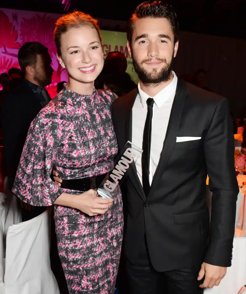 Emily VanCamp Josh Bowman Celebrate First Christmas Married Couple