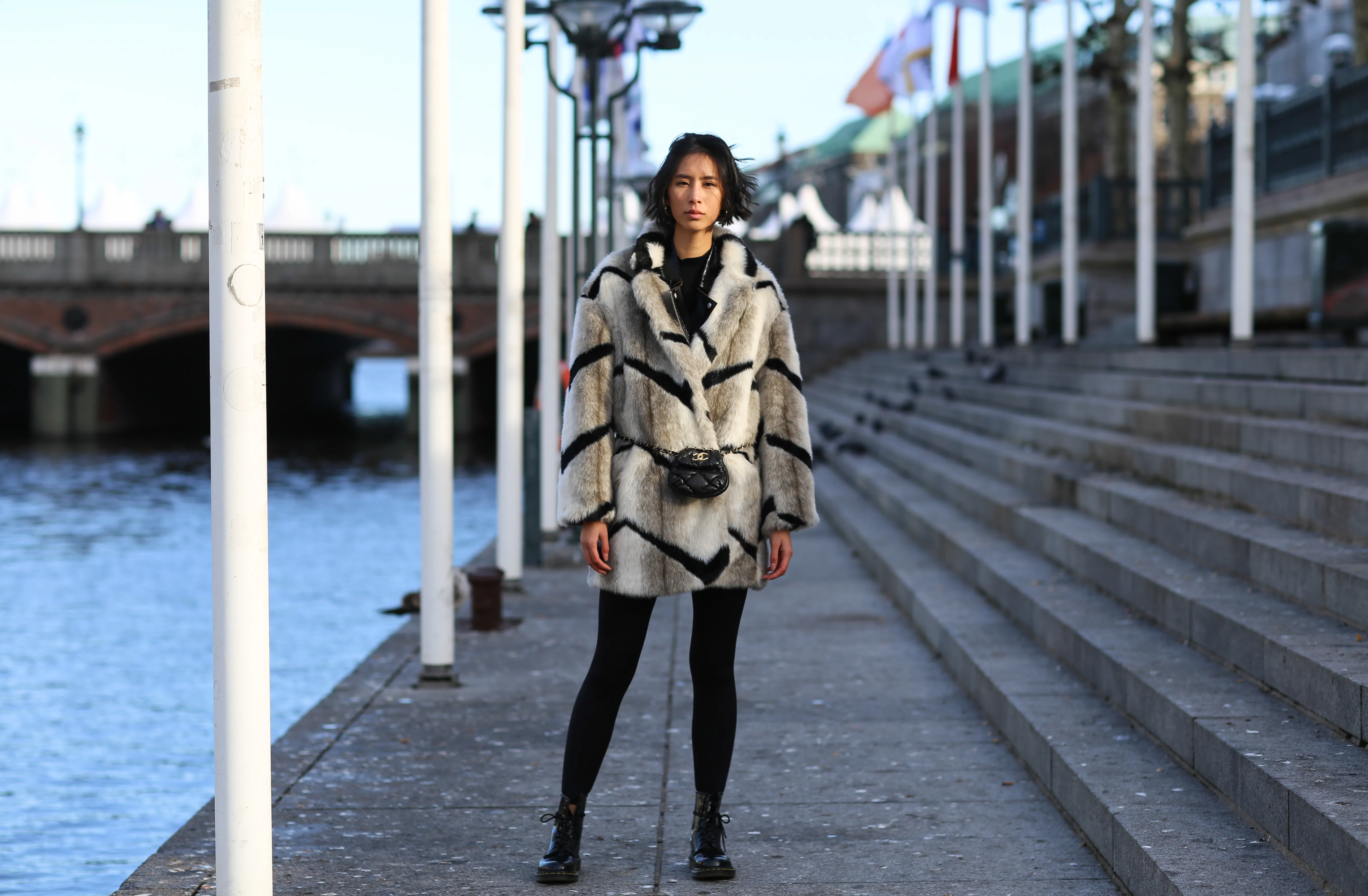 military boots steet style look