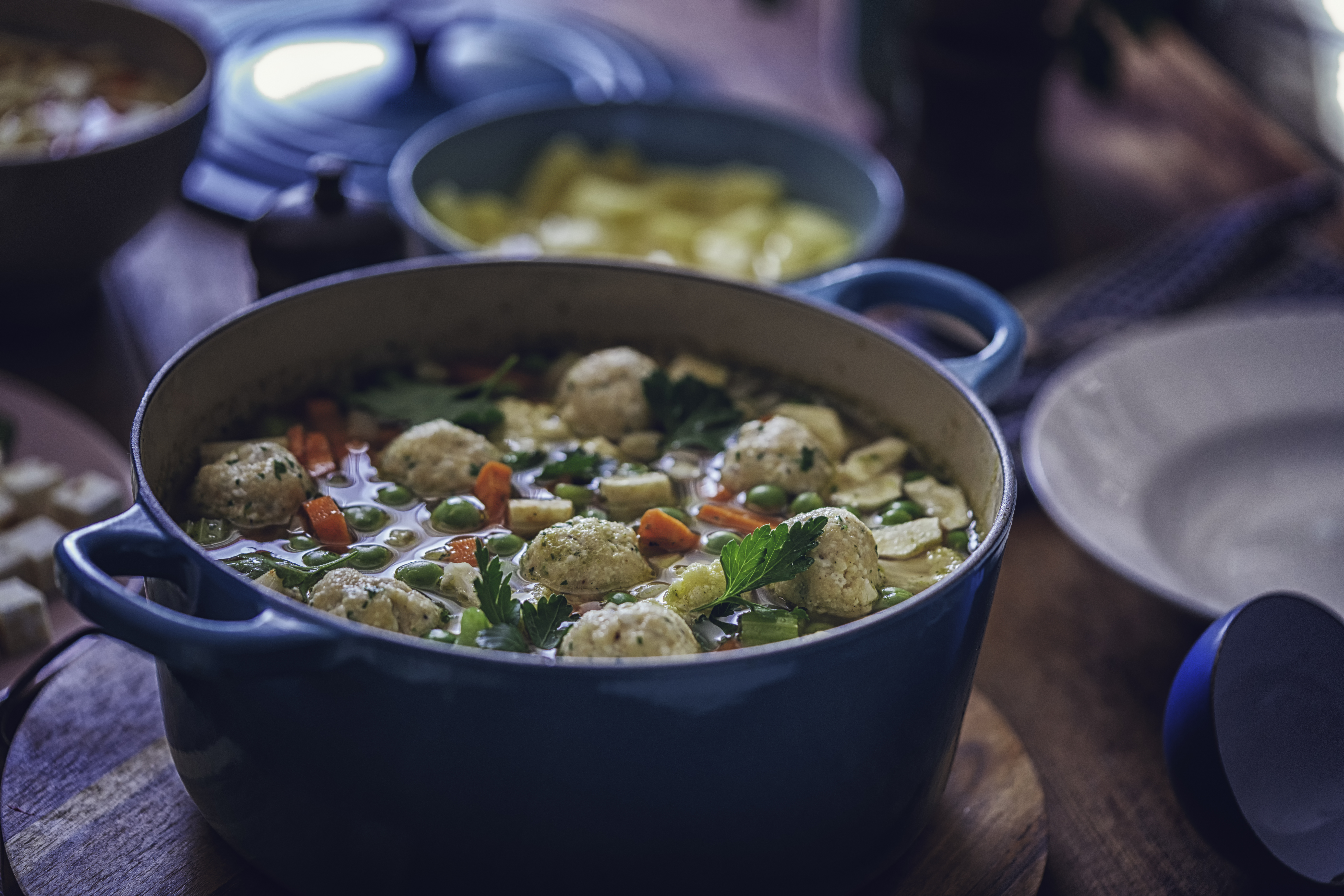 soup boiling on crock-pot