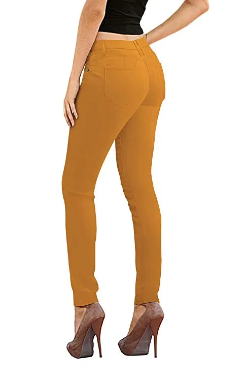 Hybrid & Co Women&rsquo;s Butt Lift Super Comfy Stretch Denim Skinny Yoga Jeans