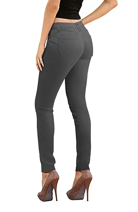 Hybrid & Co Women&rsquo;s Butt Lift Super Comfy Stretch Denim Skinny Yoga Jeans