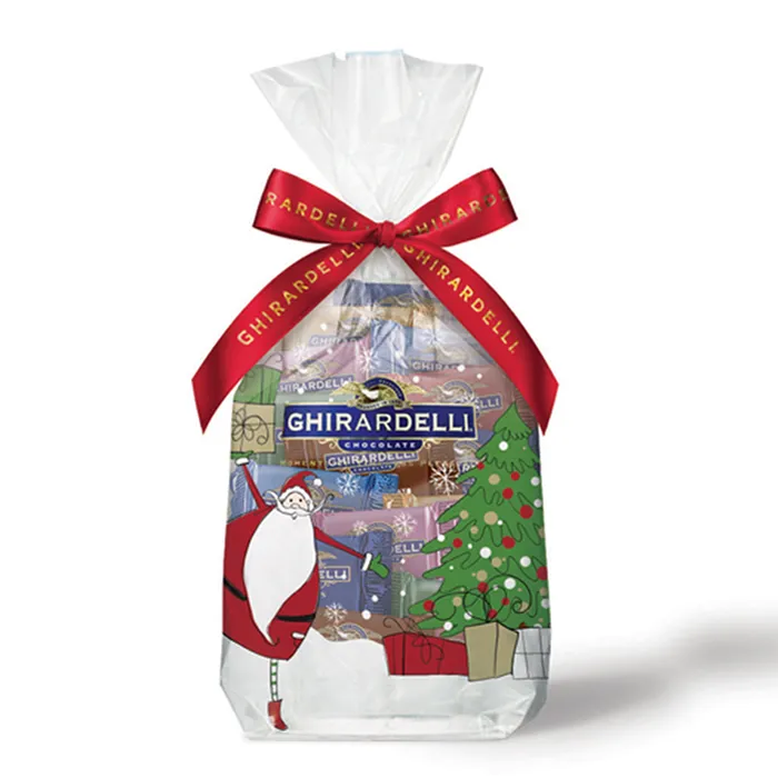 Jolly Santa Assorted Squares Gift Bag