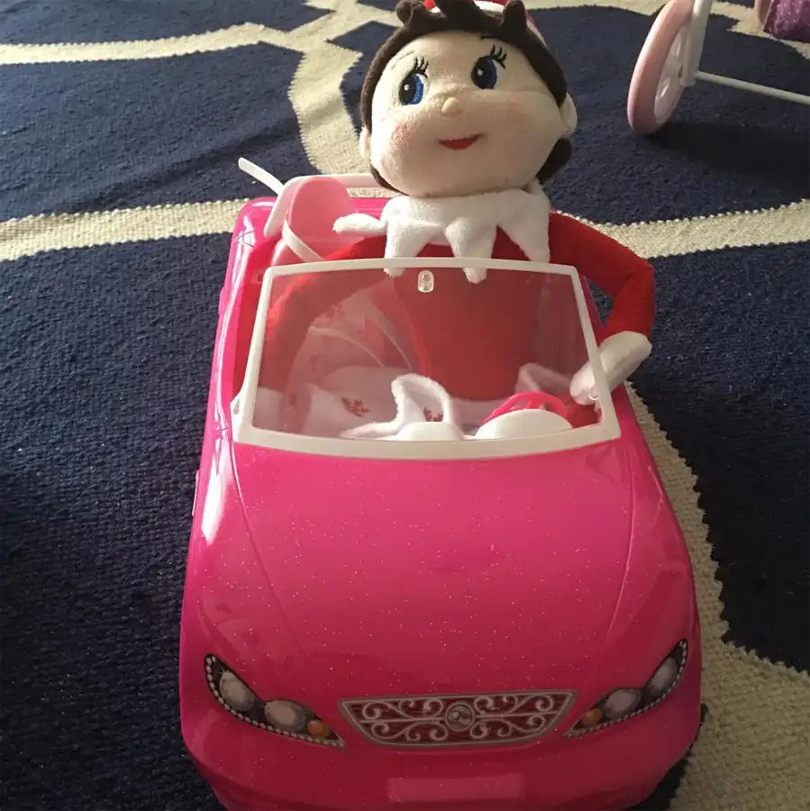 These celebrities are winning at elf on the shelf