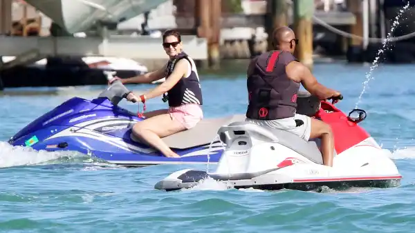 Katie Holmes Jamie Foxx Jet Ski Miami
