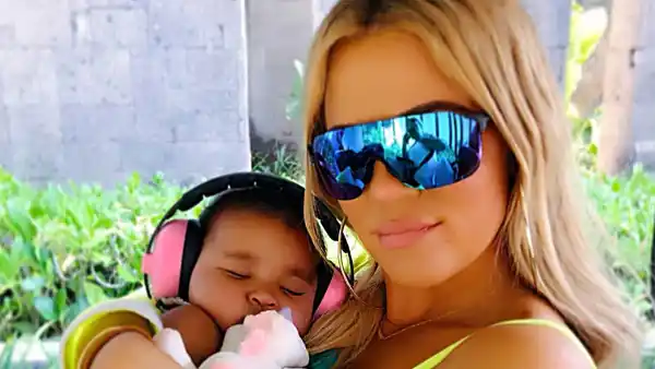 Khloe Kardashian Has an Interesting Morning 'Ritual' With True