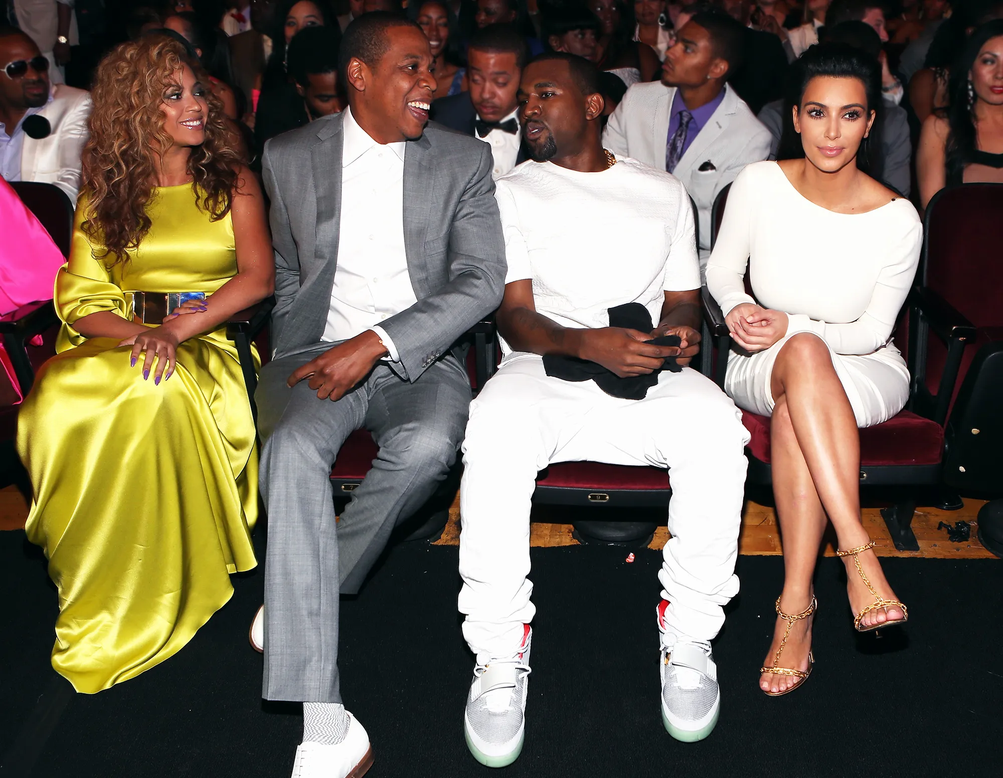 Kim Kardashian, Kanye West, Beyonce and Jay-Z Attend Travis Scott's Astroworld Concert