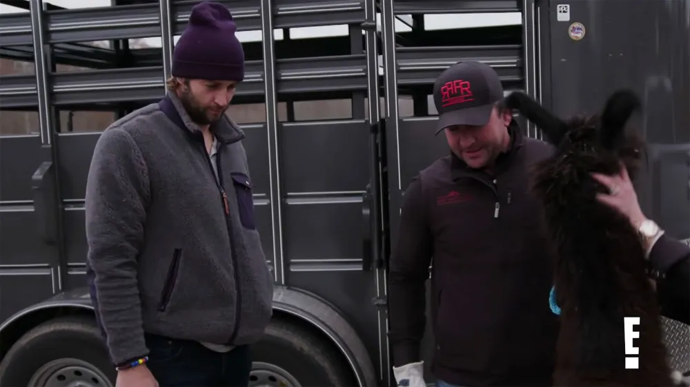 Kristin Gives Jay a Llama