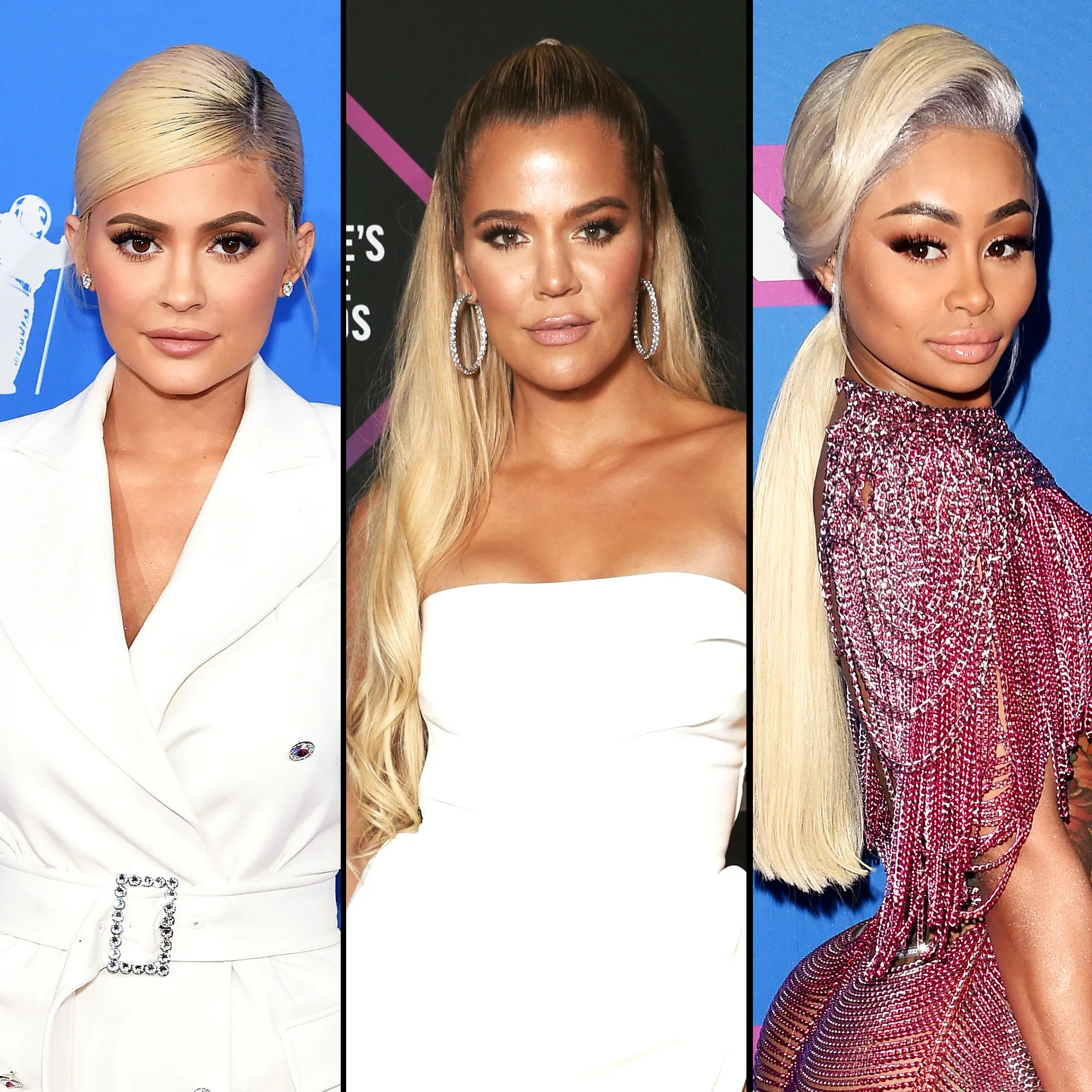 Kylie Jenner, Khloé Kardashian and Blac Chyna