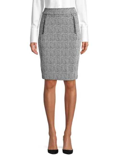 MICHAEL Michael Kors Textured Pencil Skirt
