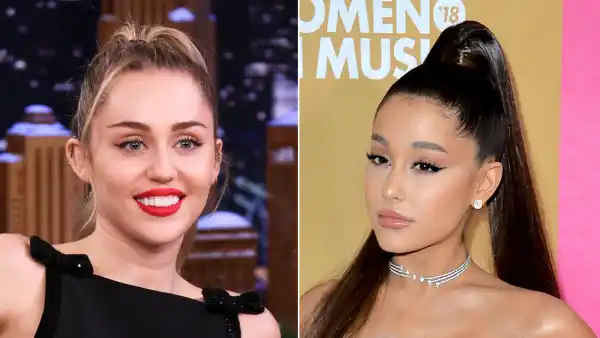 Miley Cyrus Texted Ariana Grande Heart Emojis After Grande’s Split With Pete Davidson