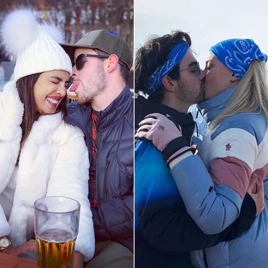Priyanka Chopra Nick Jonas Joe Jonas Sophie Turner Ski Trip
