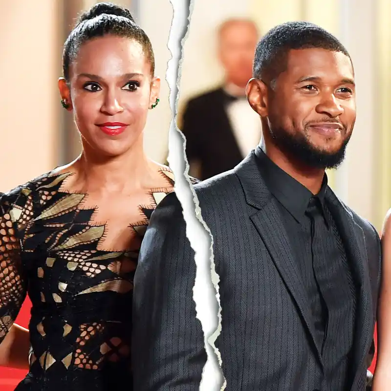 celebrity splits usher grace miguel