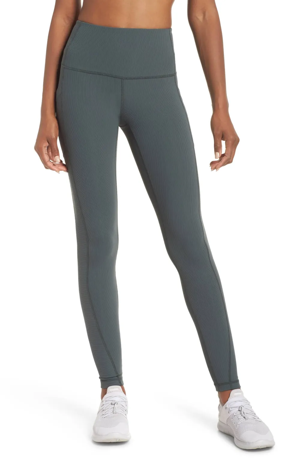 Zella Divine High-Waist Rib Leggings