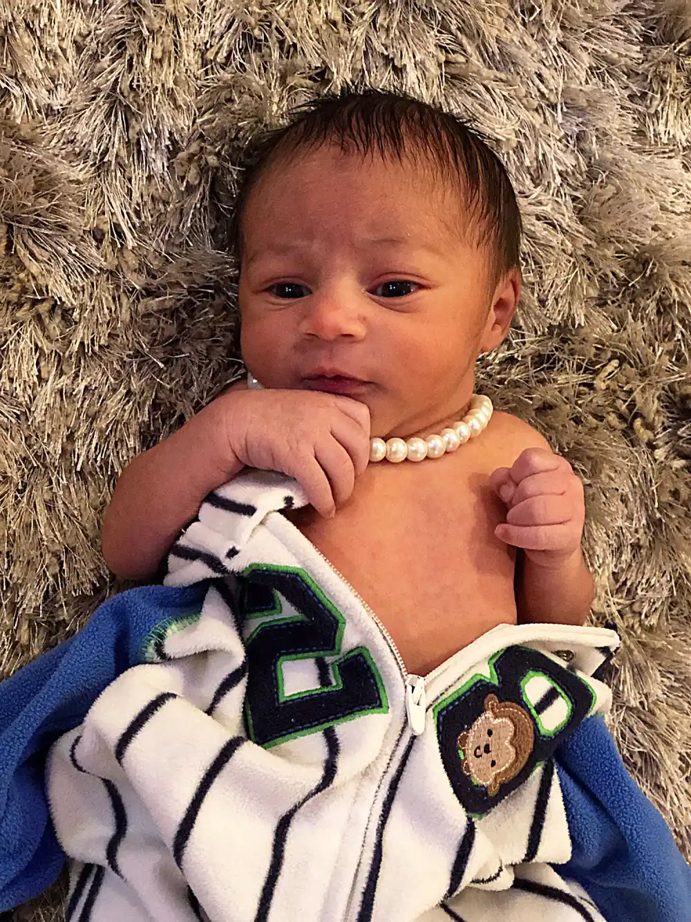 Lyrica Anderson and Floyd A1 Bentley's son Ocean