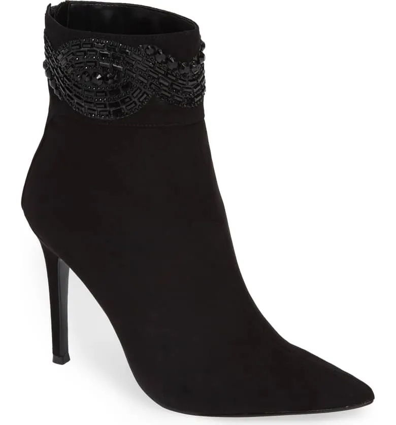 beaded nina ankle bootie