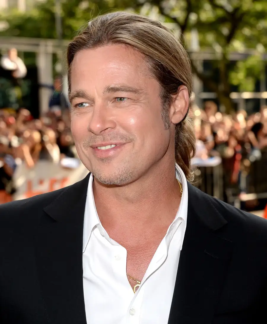 brad-pitt-pony tail hair