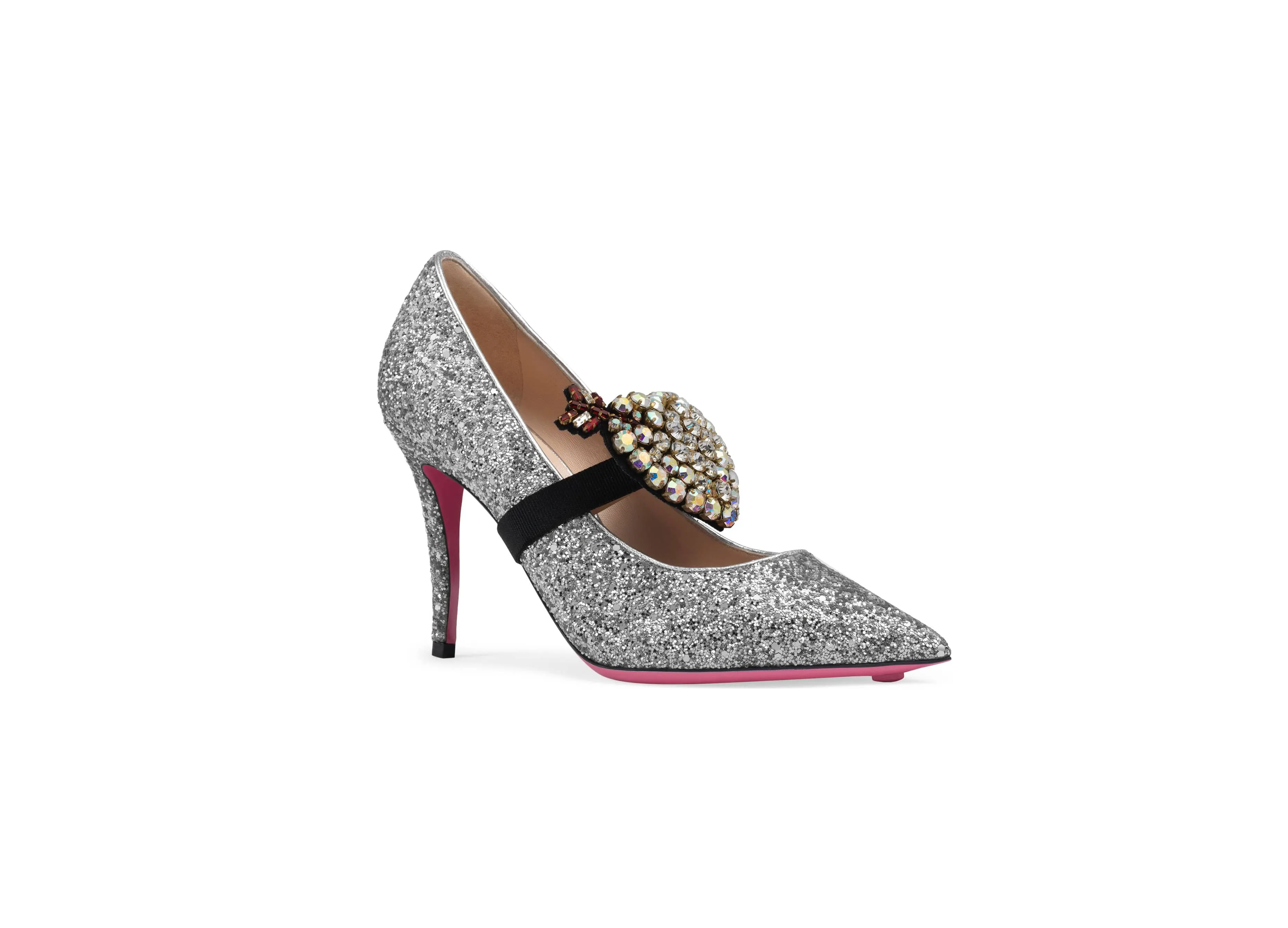 gucci sparkly pumps