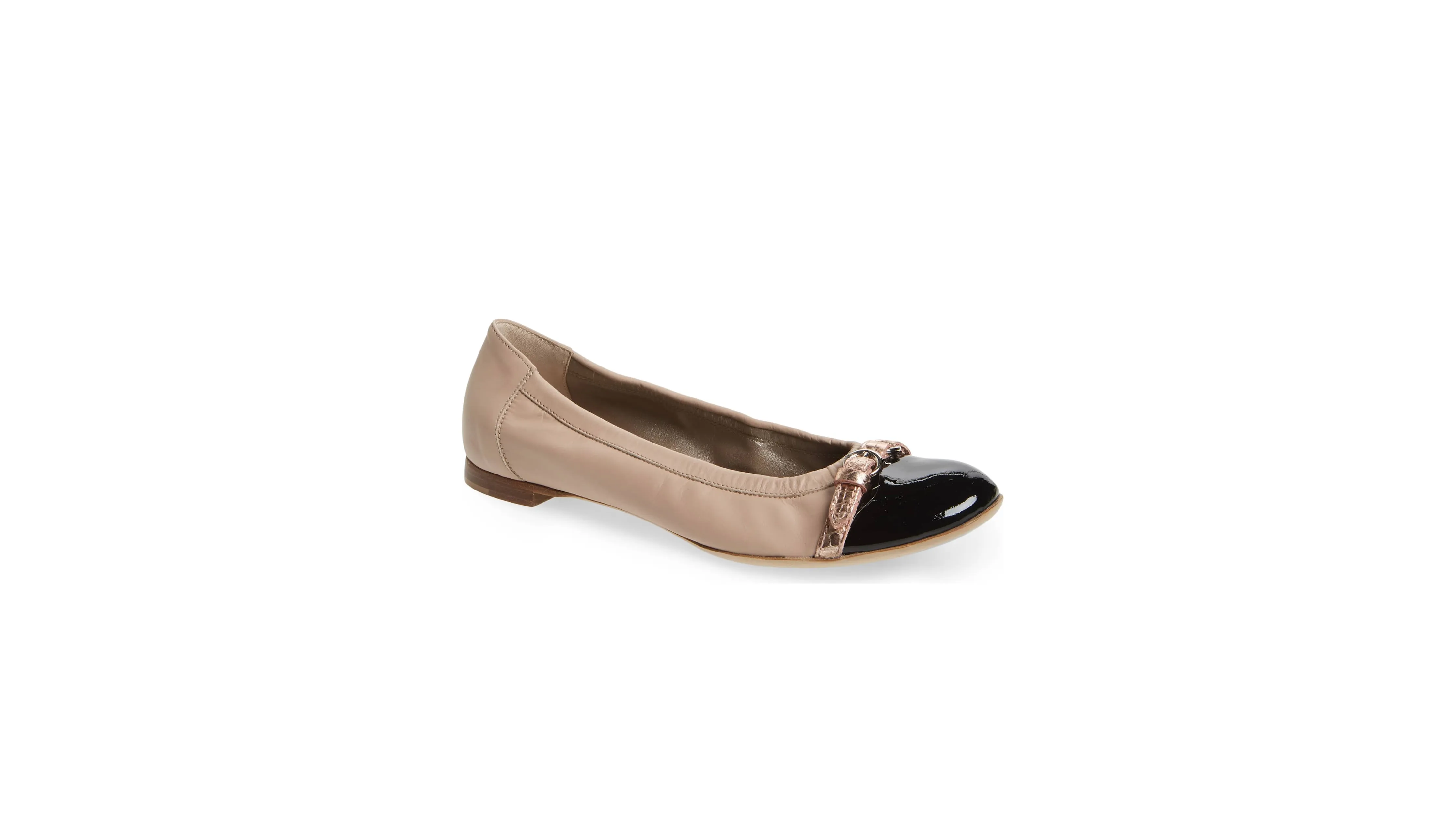 agl cap toe ballet flat