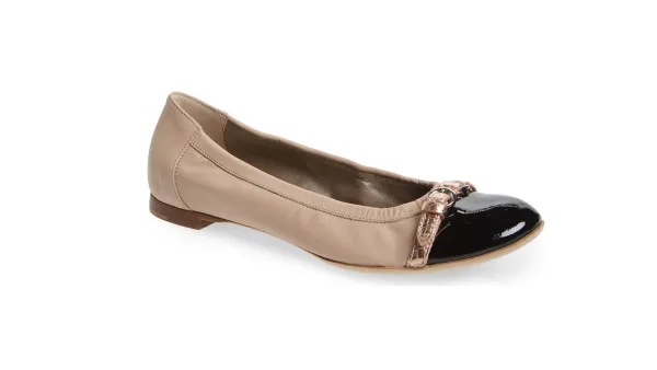 agl cap toe ballet flat