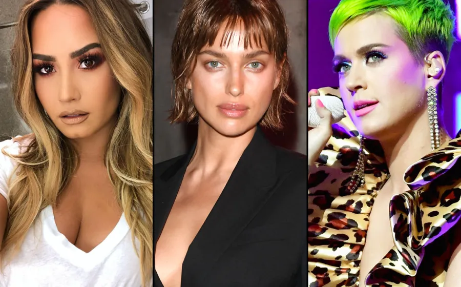 demi-lovato-irina-shayk-katy-perry-hair-changes-2018