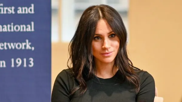 Pregnant Duchess Meghan Kings College