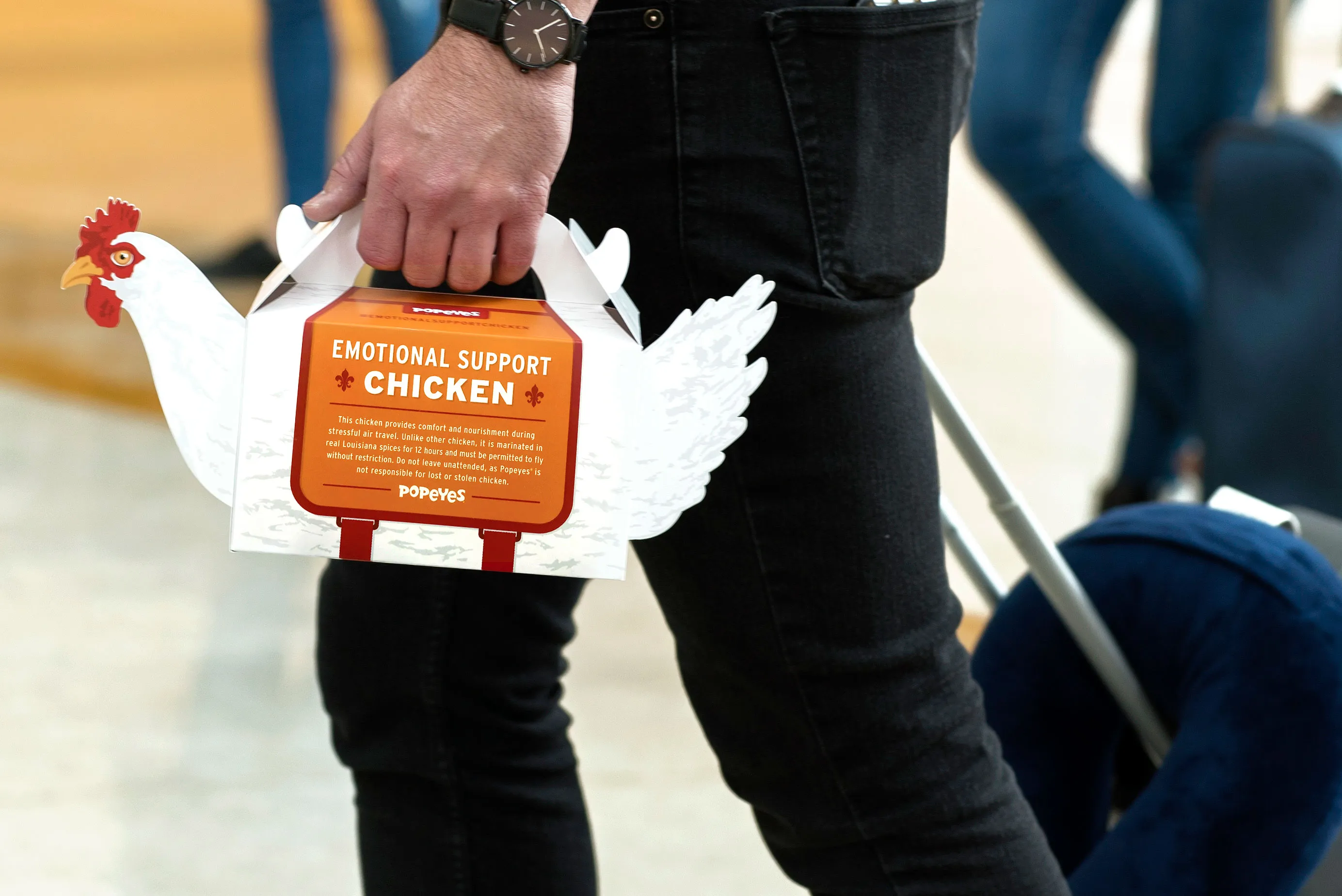Popeyes Launches 'Emotional Support Chicken' to Make Holiday Travel Less Stressful