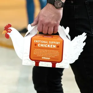 Popeyes Launches 'Emotional Support Chicken' to Make Holiday Travel Less Stressful