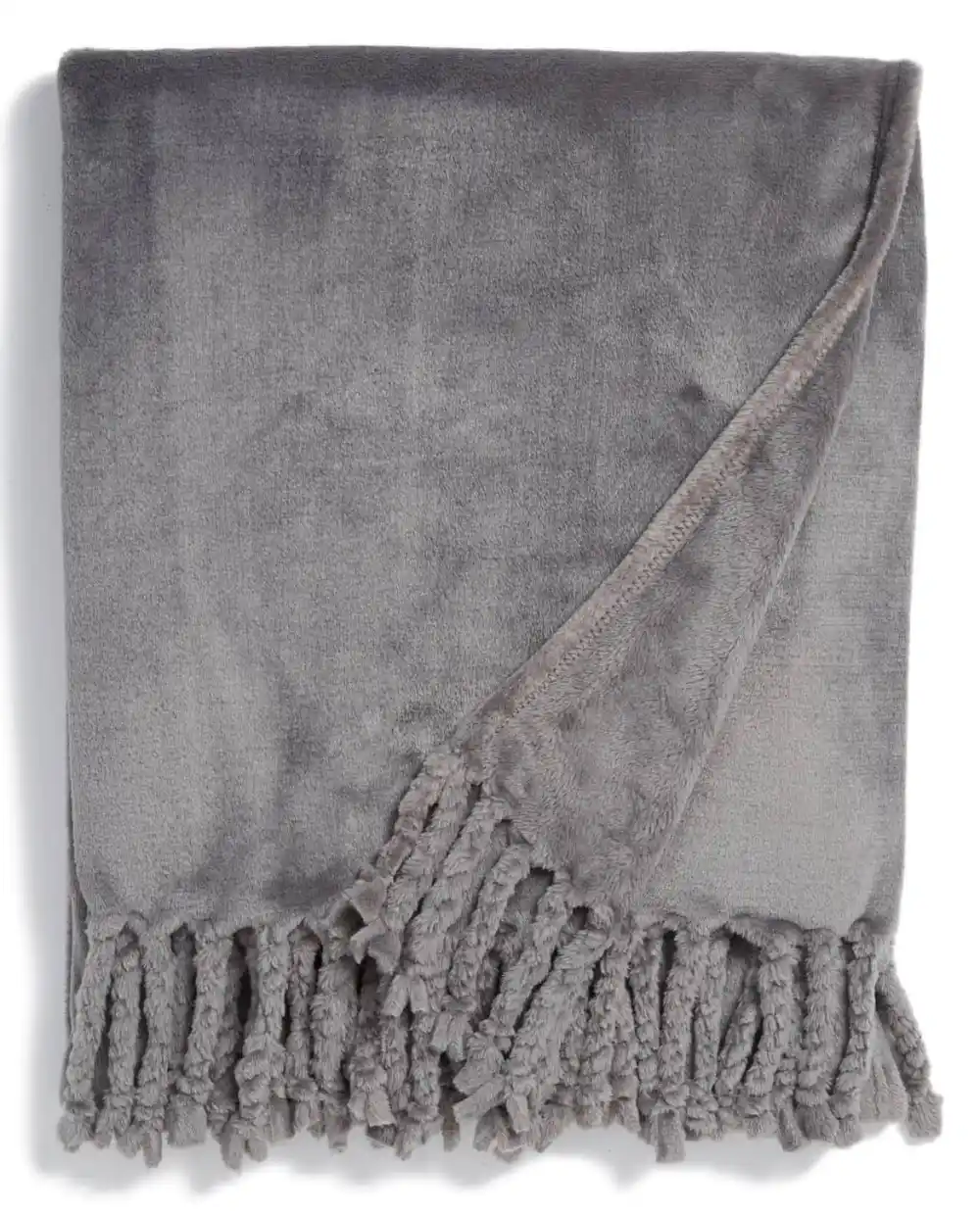 grey plush throw nordstrom