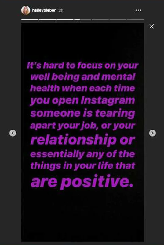 Hailey Baldwin Anxiety Over Bieber Trolls