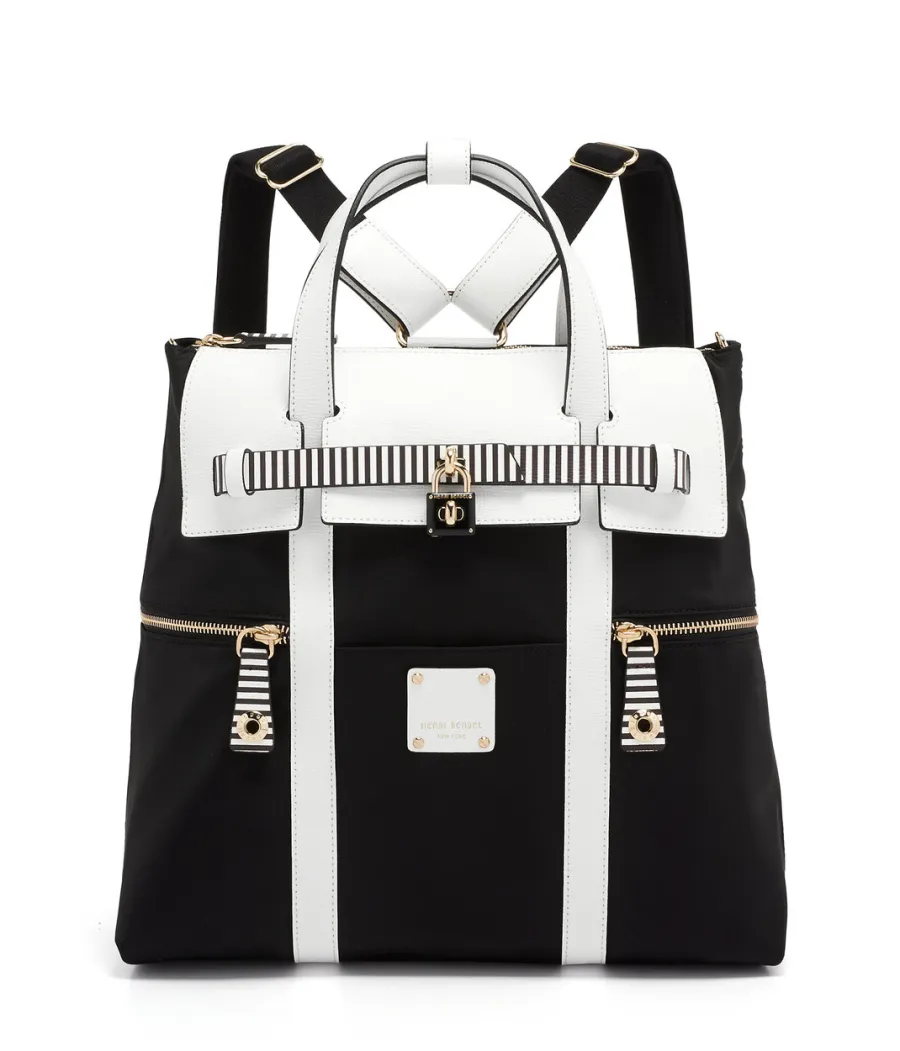 henri bendel - black and white bag