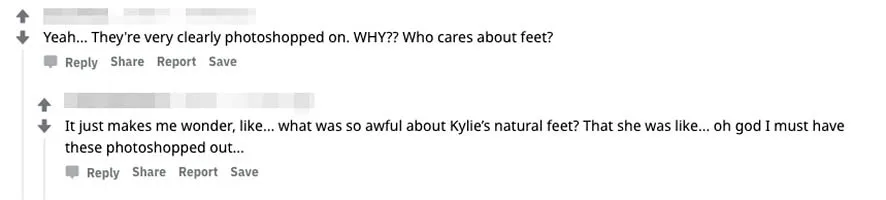 The Internet Think Khloe Kardashian's Feet Were Photoshopped Onto Kylie in the Kardashian Family Christmas Card