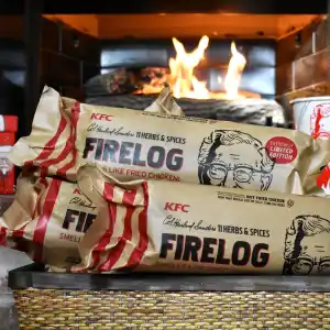 KFC's Herbs and Spices Firelog Fills Your House With Fried Chicken Smell