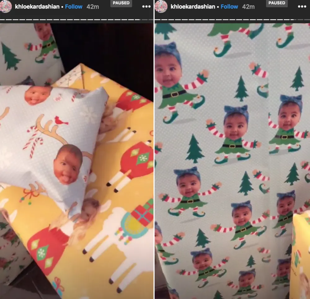 khloe-kardashian-wrapping-paper