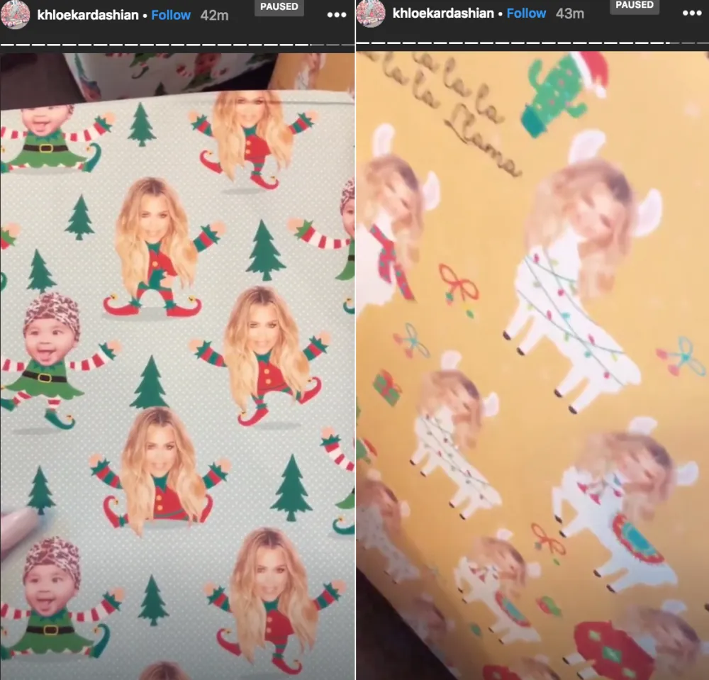 khloe-kardashian-wrapping-paper