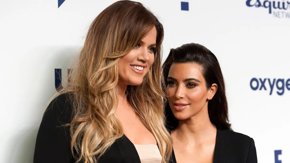 Khloe Kardashian and Kim Kardashian