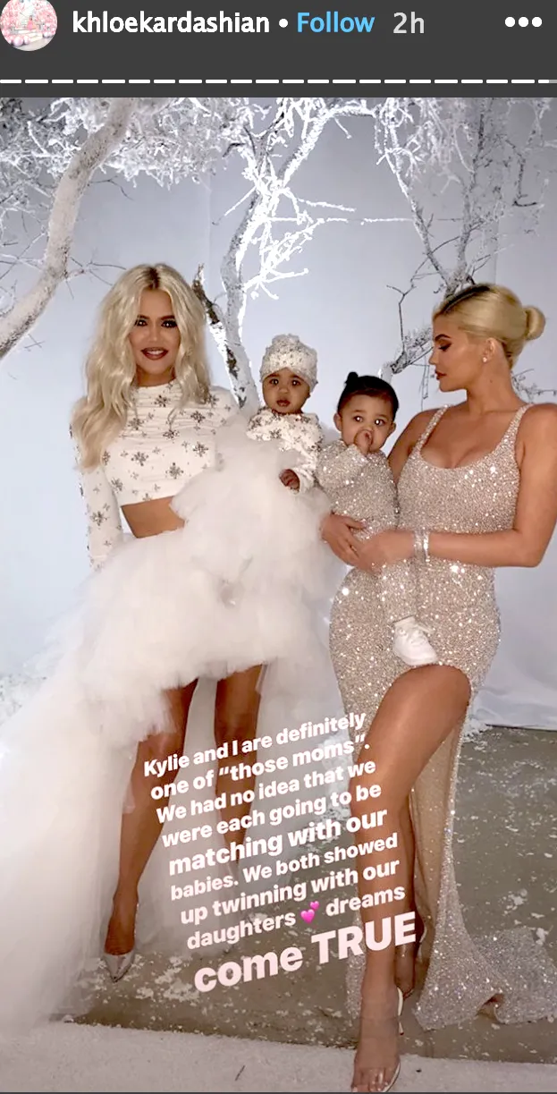 kourtney-kardashain-kylie-jenner-matching-christmas-eve