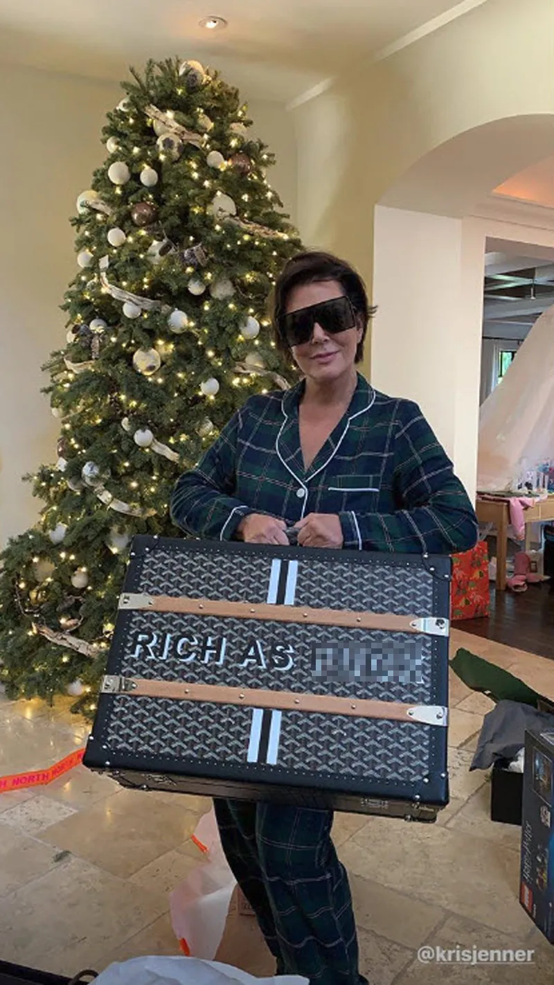 Kardashian Christmas Morning