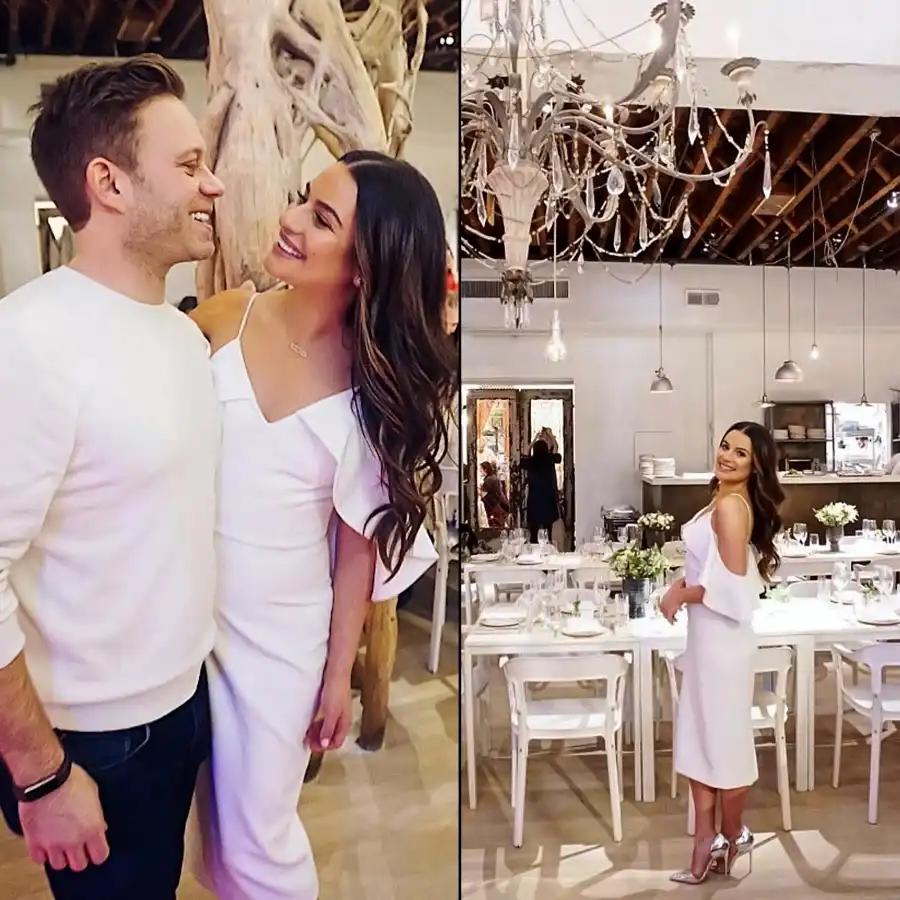Lea Michele and Fiance Zandy Reich Bridal Shower