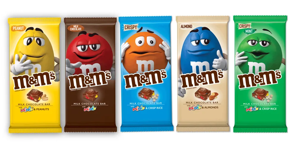 M&M&rsquo;s Chocolate Bars Now Exist, and They Come in Five Delicious Flavors