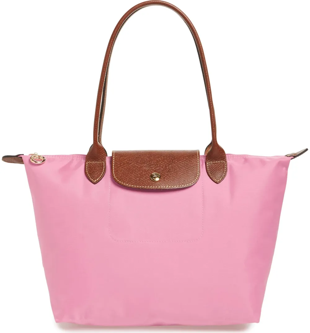 pink longchamp tote