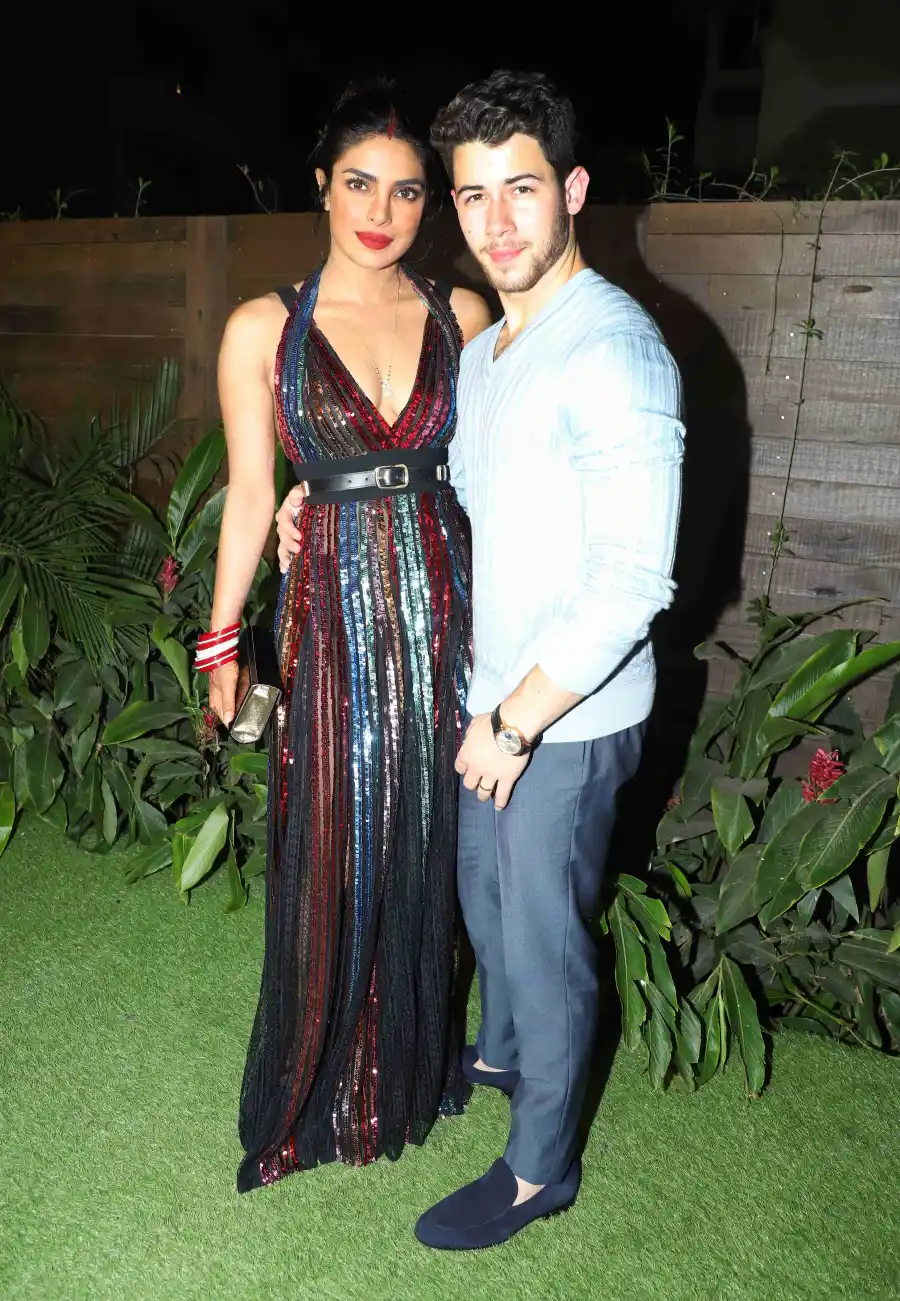 priyanka-chopra-rainbow-dress-nick-jonas