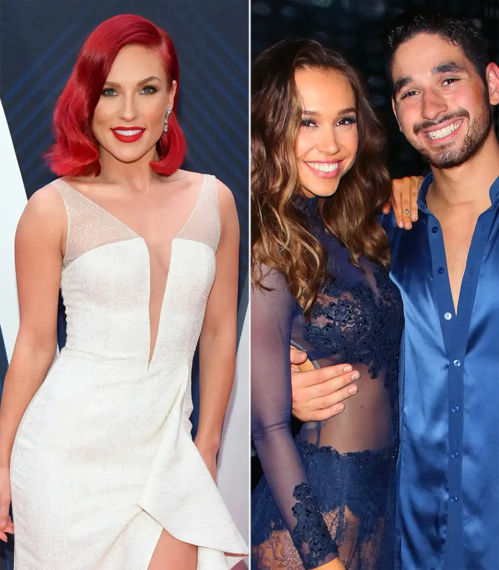 Sharna Burgess, Alexis Ren and Alan Bersten