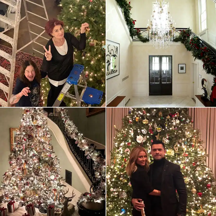 stars go all out with holiday decorations gallery