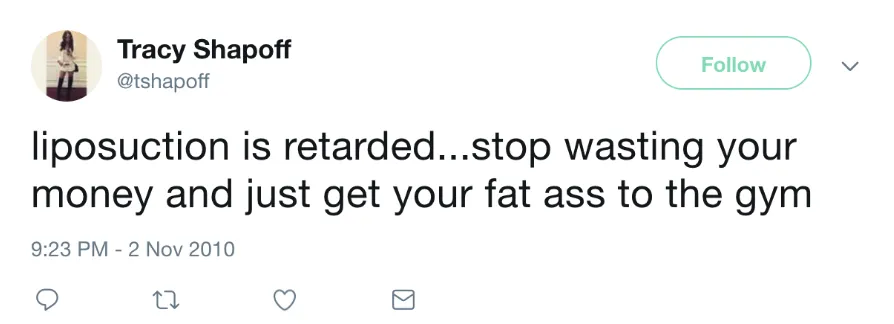 Tracy Shapoff's tweets