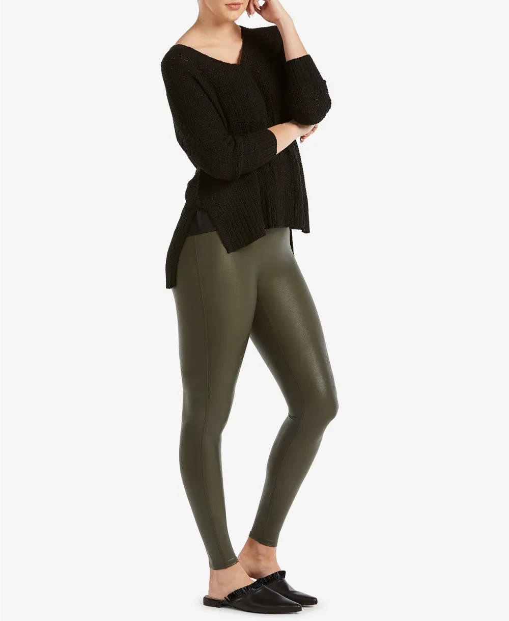 Spanx olive leggings