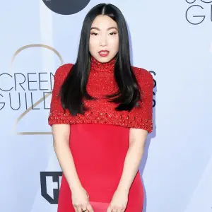 A Behind-the-Scenes Look at Awkwafina's Red Hot Makeup