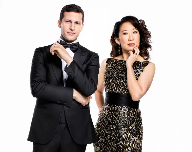 Andy Samberg Sandra Oh How To Watch The Golden Globes