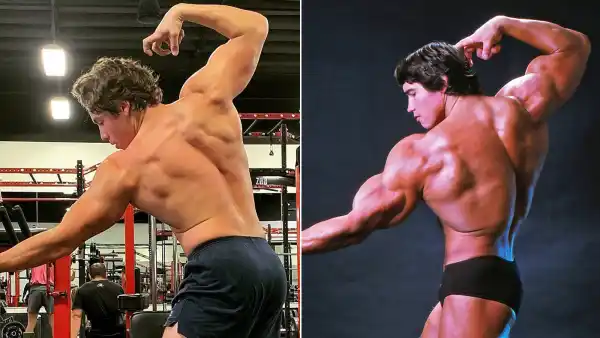 Arnold Schwarzenegger’s Son Joseph Baena Recreates Actor's Body Builder Pose